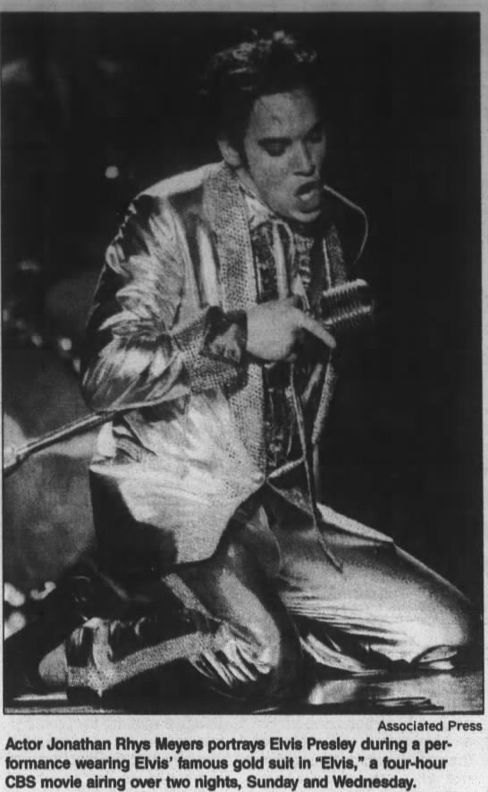 Jonathan Rhy Meyers portrays Elvis